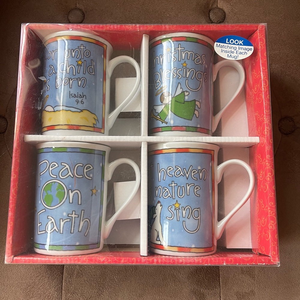 Christmas Blessings Mug Set -